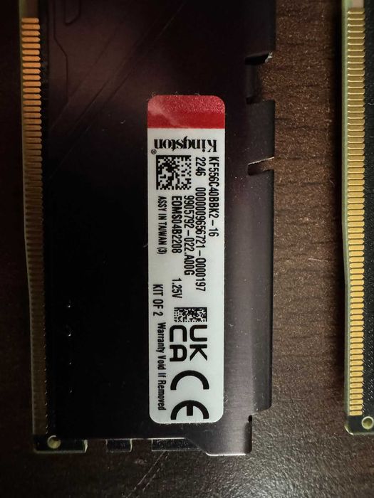 Memorie Kingston FURY Beast Black 16GB (2x8GB) DDR5 5600MHz CL40 Dual Channel Kit