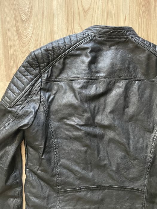 BULL & BERRY / мъжко кожено(естествена) яке M/S