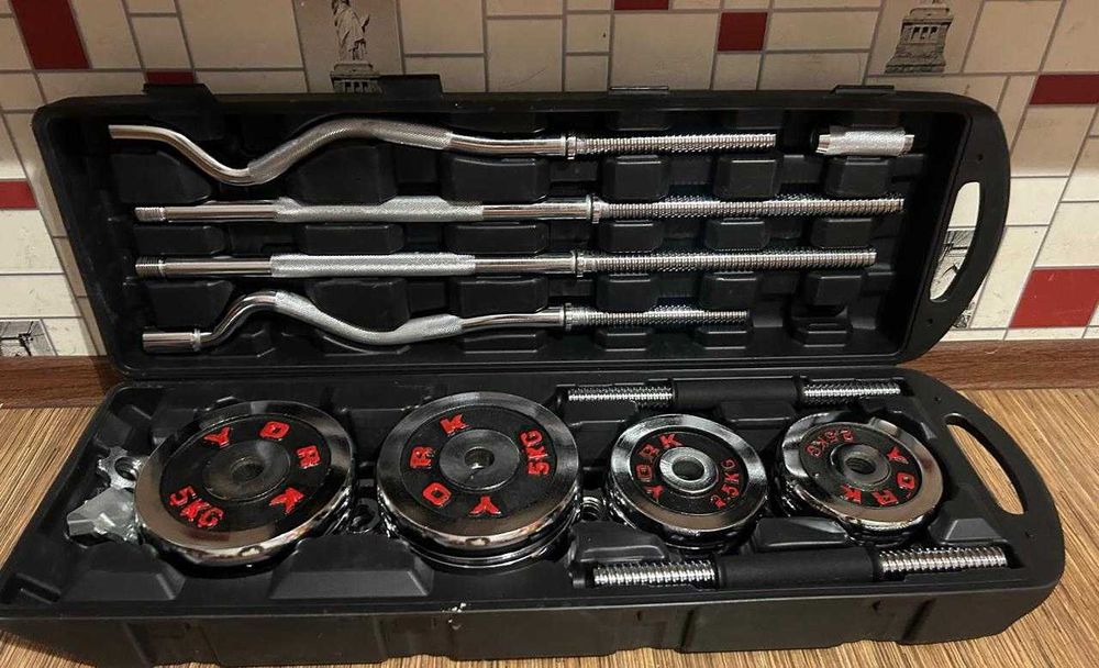 Набор штанги и гантелей