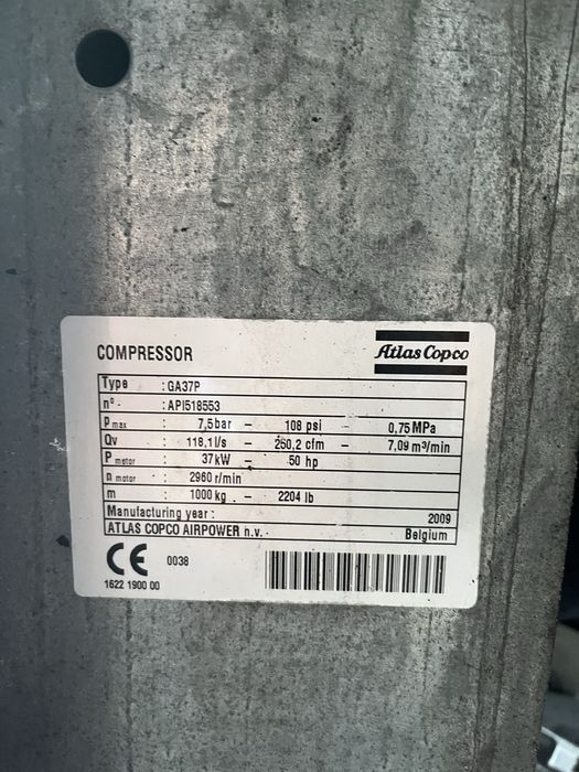 Compresor cu surub 37 Kw