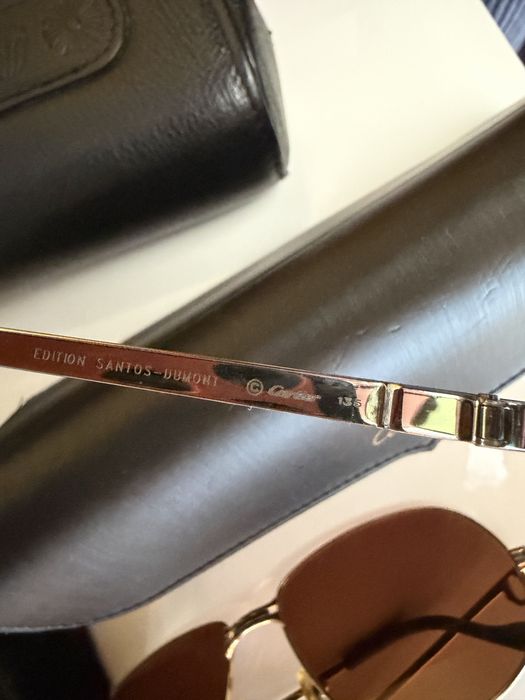 Очила Cartier Santos с калъф и кърпичка нови стъкла!