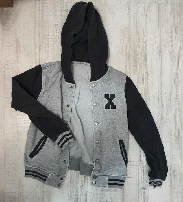 158/164 СЕТ от 5 бр - суичъри, жилетка, пуловер + подарък блузка