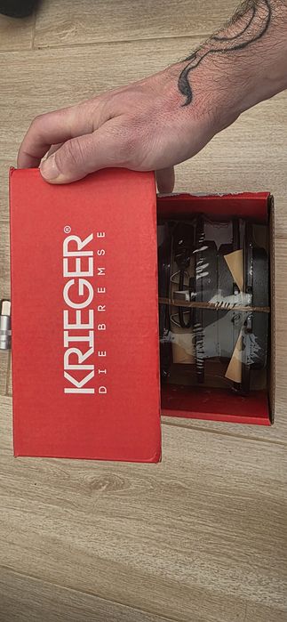 Set placute frana fata KRIEGER