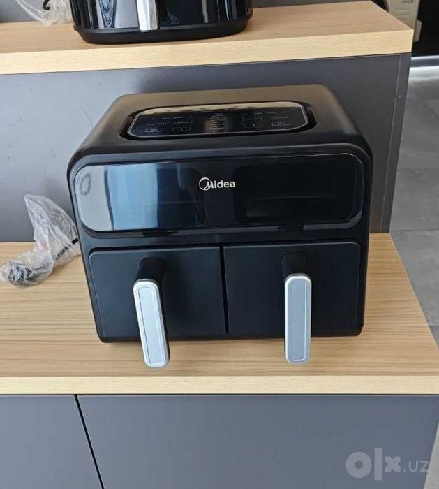 Двухзонный аэрогриль Midea MF-CY80SA2. Бесплатная доставка*