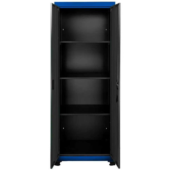 Комплект работна маса, шкафове и сервизни колички – метални HAWEK