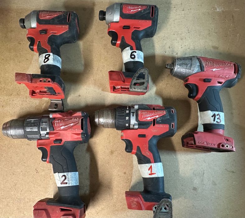 Машини Milwaukee, Bosch, Dewalt