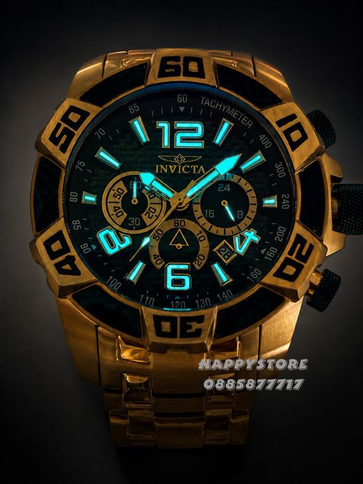 INVICTA Aviator green dial 50 mm, Инвикта нов мъжки часовник