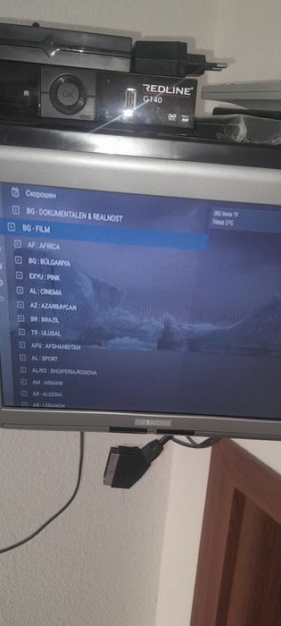 Тв андроид BOX oтворен с Бг програми и др.