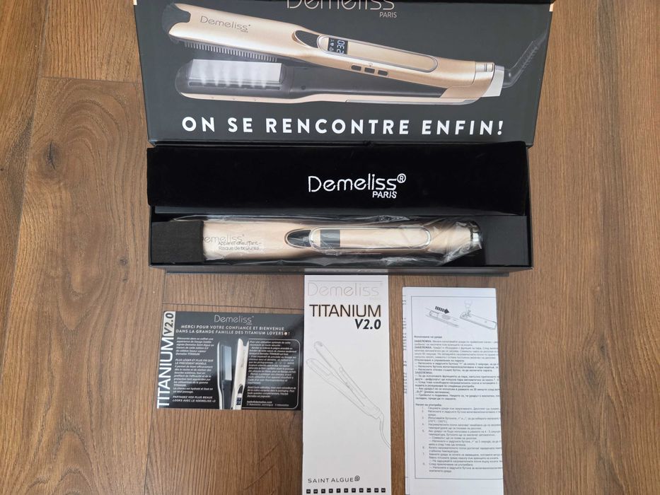 Гаранционна преса за коса Demeliss Titanium V2.0