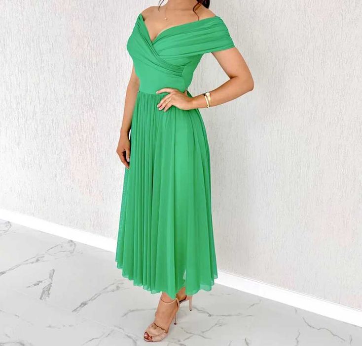 Rochie Poema verde xs - S