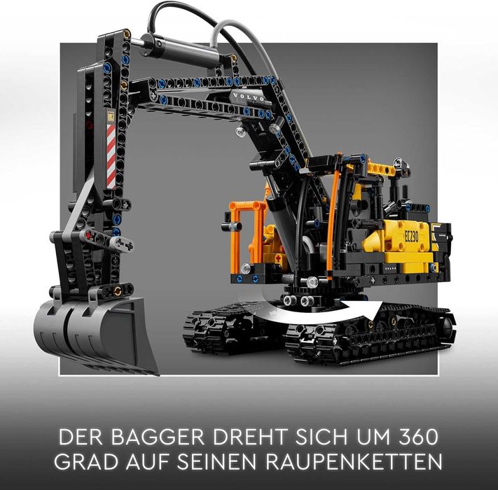 LEGO Technic Volvo FMX Truck with EC230 Electric Crawler Excavator!