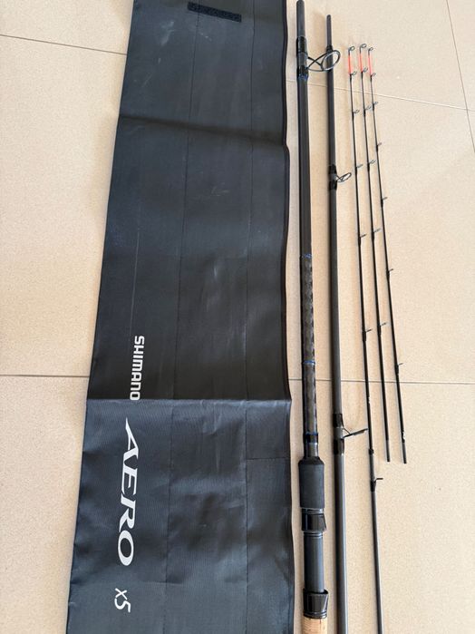 Lanseta feeder Shimano Aero X5 Distance Power Feeder 3.96m/150g