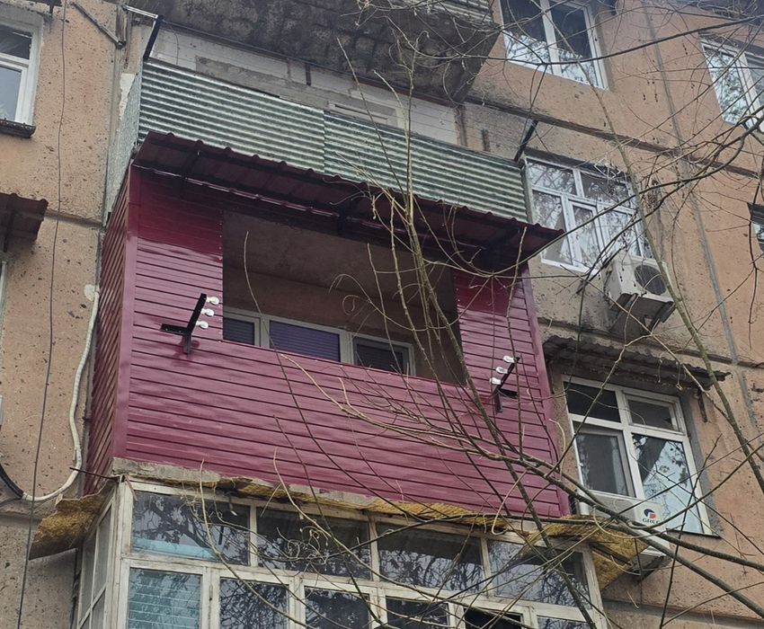 Балкон из профлиста