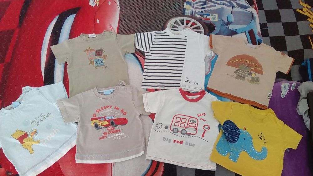 Lot tricouri 9-12 luni