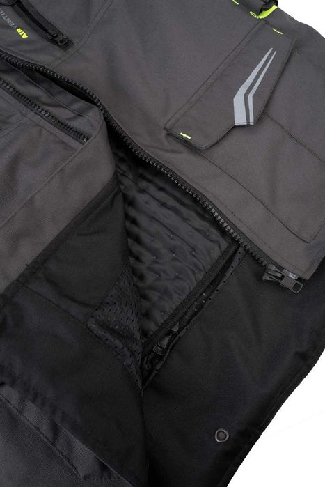 Geacă moto textilă impermeabilă cu protecții Level 2 mesadă iarna