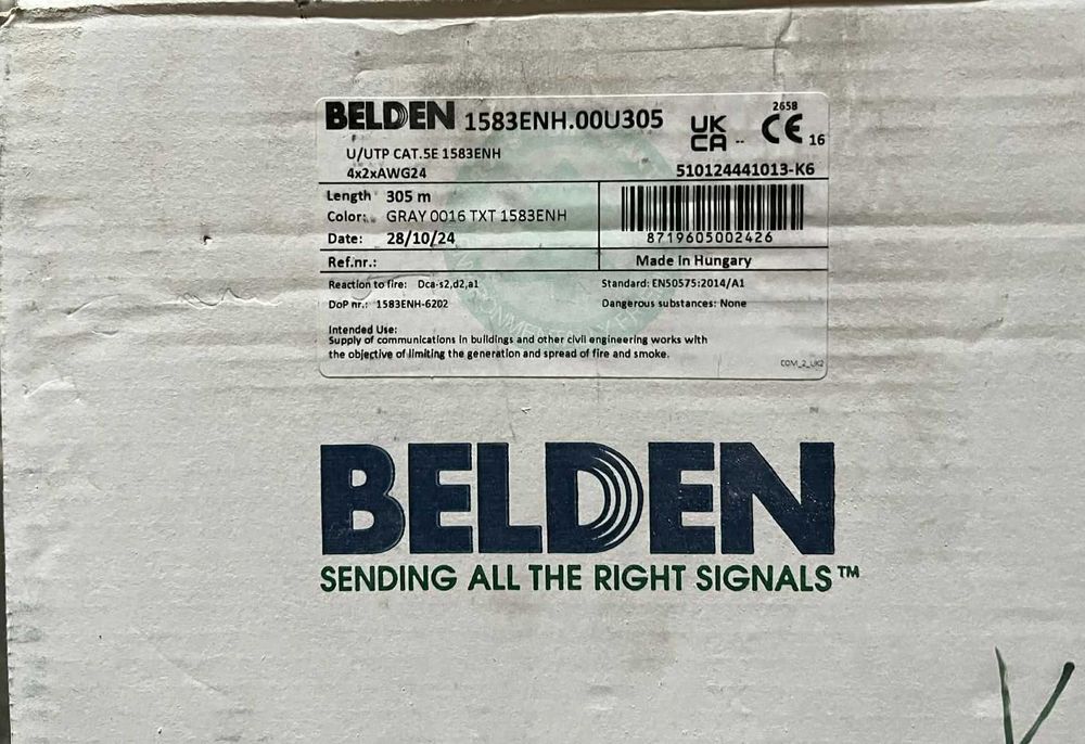 Belden Cat. 5е UTP / FTP кабел 1583E