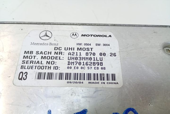 Modul bluetooth A2118700026 Mercedes-Benz E-Class W211/S211