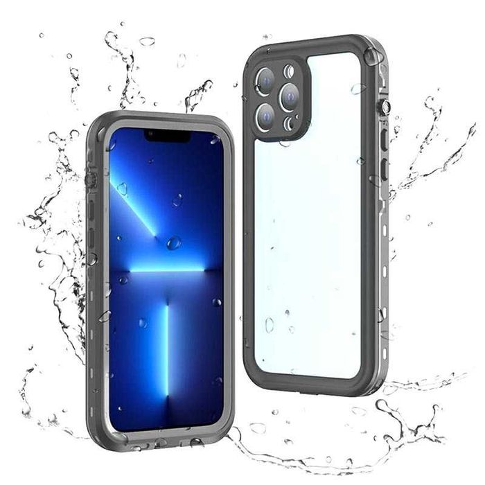 Husa antisoc 360 waterprof iPhone 15 Pro Max 12 mini 13 XS Max 14+ 16