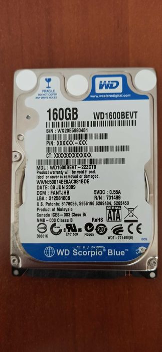 HDD SSD SDRW за лаптопи