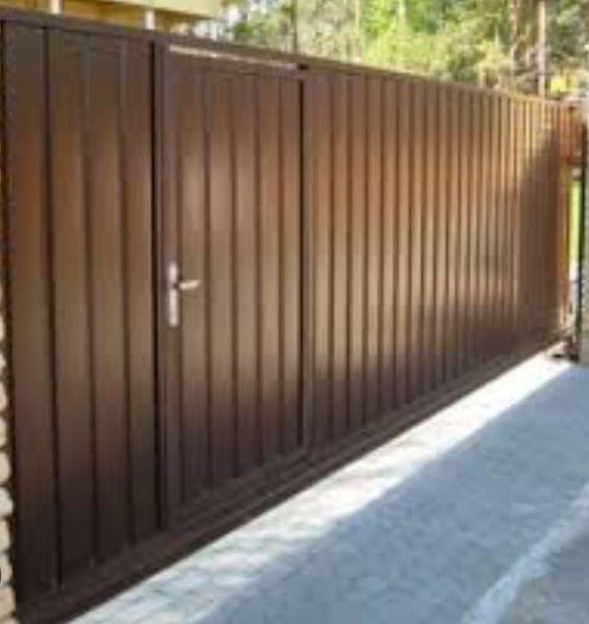 Ворота Забор Откатные ворота