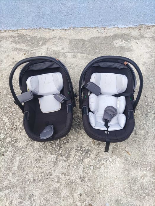 Количка за близнаци Chipolino Duo Smart + 2 столче / кошница за кола Chipolino Duo Smart