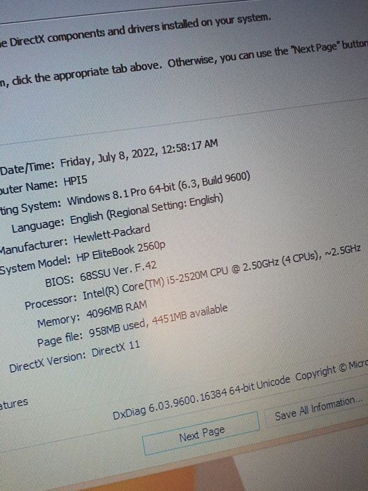 Vând laptop hp Elitebook