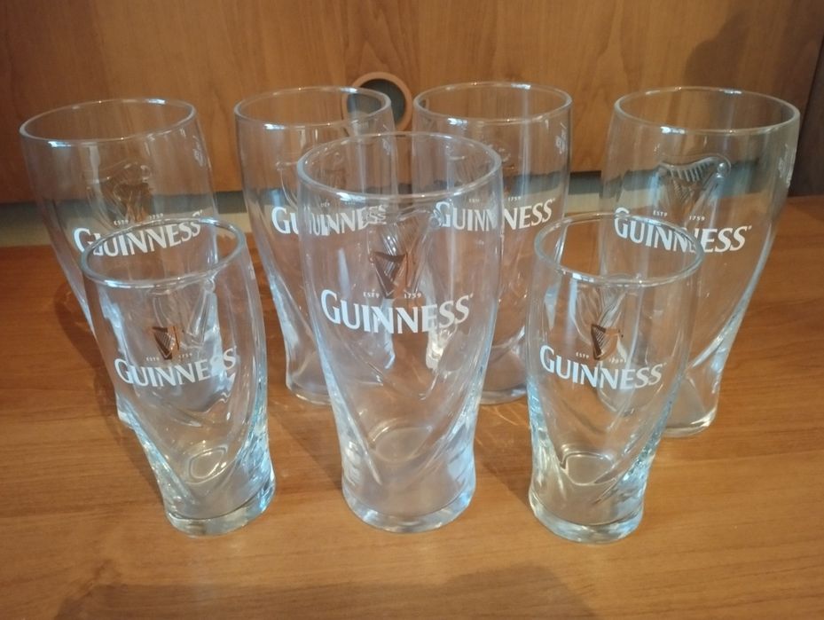 Фирменные стаканы Guinness, комплект