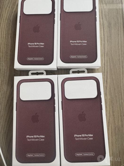 Apple TechWoven Case MagSafe для iPhone 18 Pro, 18 ProMax Burgundy