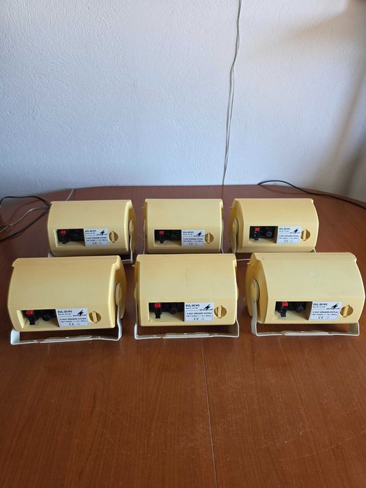 6 bucati Monacor EUL-30/WS boxe profesionale audio ambient 100V