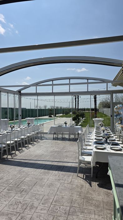 Locatie evenimente private cu piscina, cununie, botez, nunta in aer liber