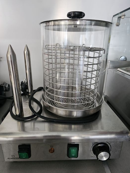 Aparat hot-dog klarstein, doua țepușe, nou