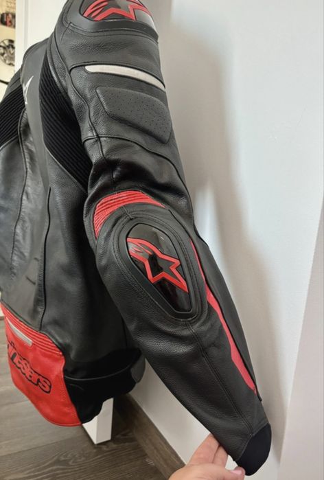 Geaca moto piele Alpinestars GP PRO mărime 54