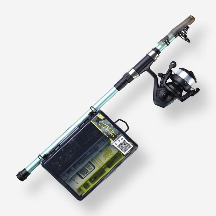 Set Sensitiv 100 Telescopic Pescuit la - produs resigilat Decathlon