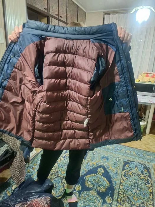 Куртка зимняя без капюшона, размер 44-46
