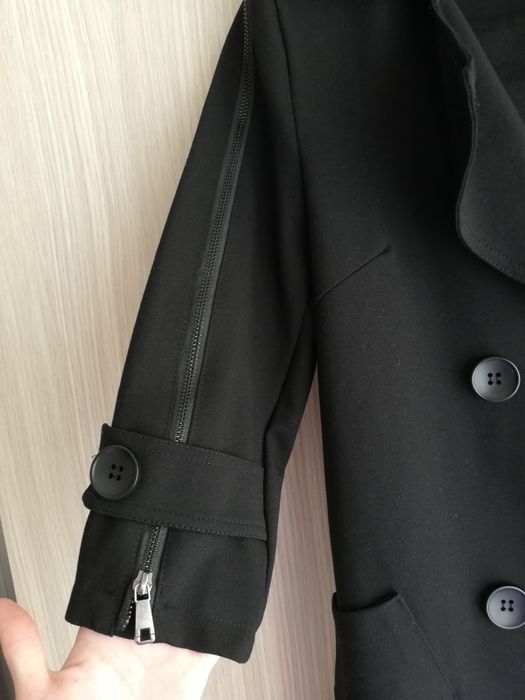 Есенно палто - черно