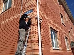 Установка камера видеонаблюдения