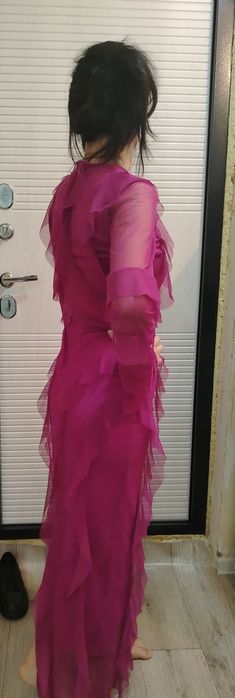 Платье малиновая цвет