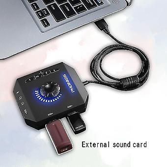 Sound Card  T10 External , Phoinikas Usb Audio Adapter