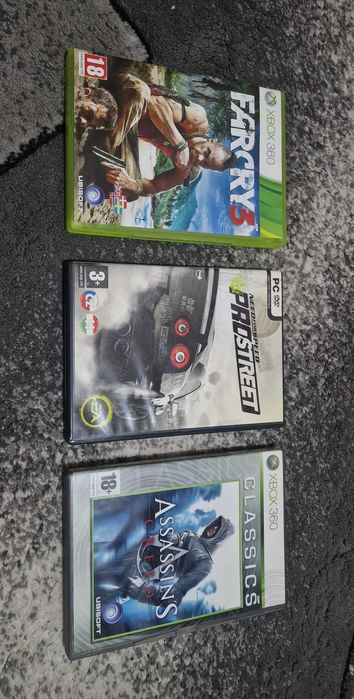 Jocuri pentru Xbox 360 și un joc pentru PC