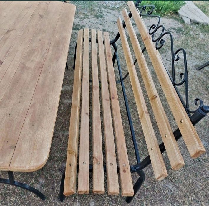 Стол и скамейка 2 метра