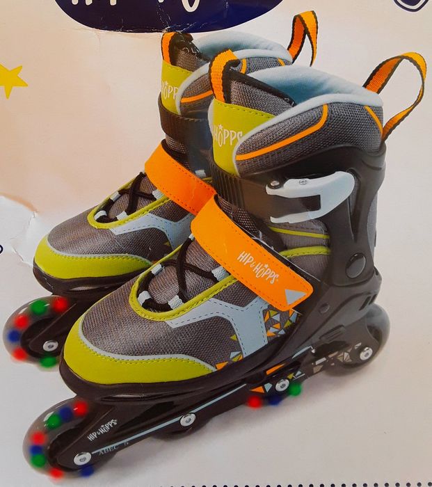 Role Reglabile cu Led-uri multicolore Roti Silicon, Rulmenti ABEC 5 ...