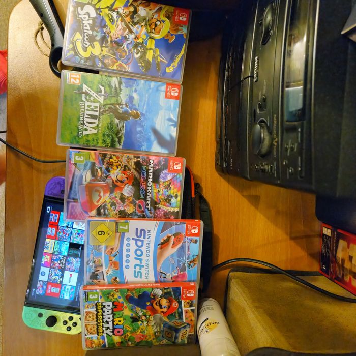 Nintendo switch OLED + игри