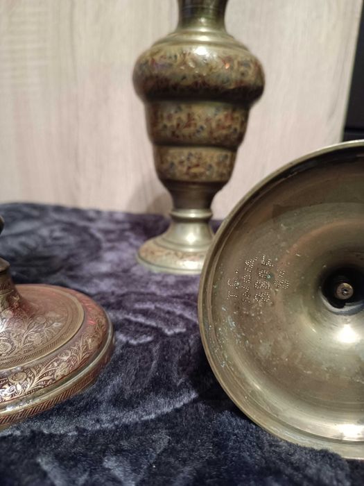 Индийски антични свещници и ваза