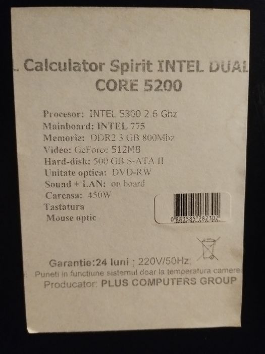 Vând calculator vechi in stare buna