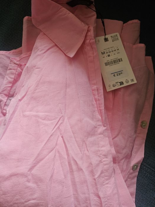 Риза zara в розово