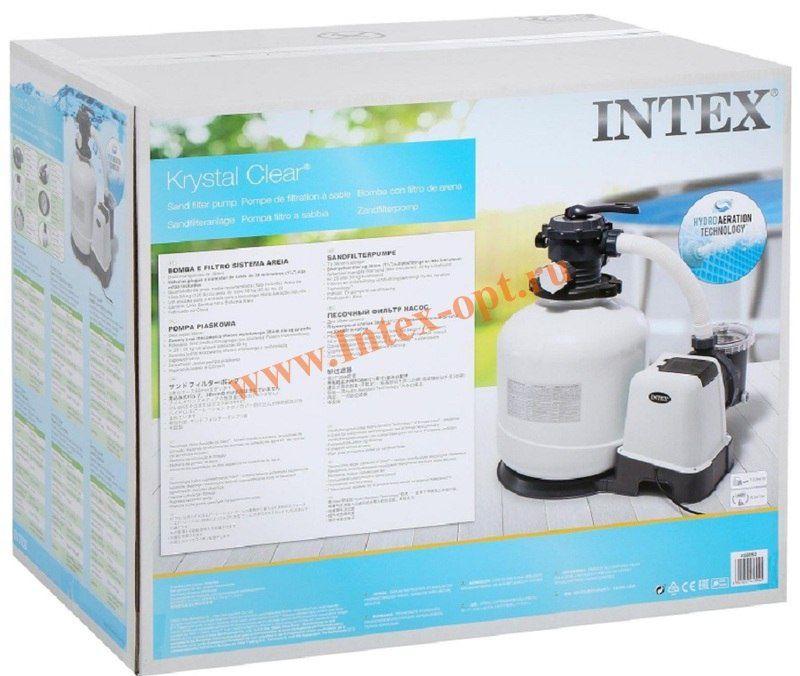 Intex песочный фильтр-насос для бассейнa 26644 Intex 12