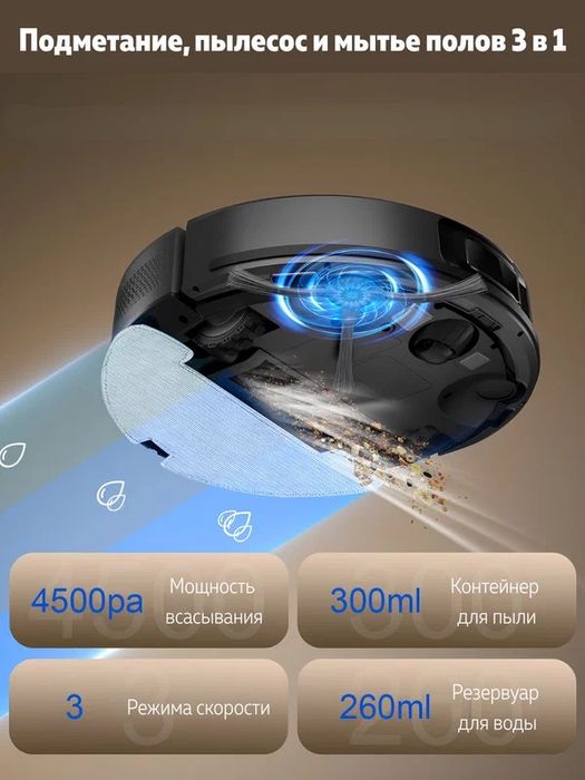 Робот-пылесос Teendow D10S