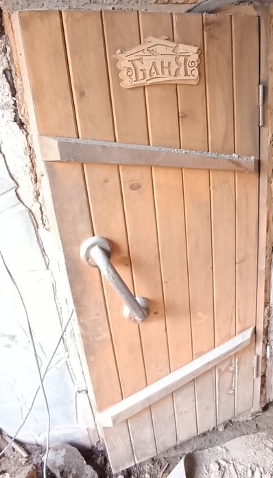 Дверь банная с коробкой