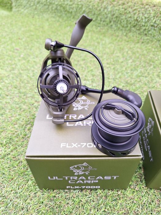 Set 2 mulinete Feeder si crap Fl Ultra Cast Carp Flx 7000 Long Cast