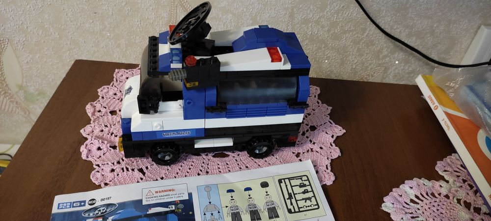 Детский конструктор полицейский спецназ